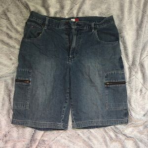 Tommy Hilfiger zip-pocket Jean shorts